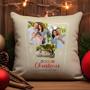 Cojín Decorativo Retro Navidades de fotografía modernos de mediados