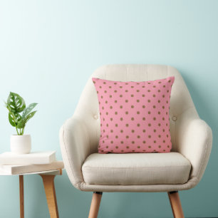 COJÍN DECORATIVO RETRO PINK POLKA DOT