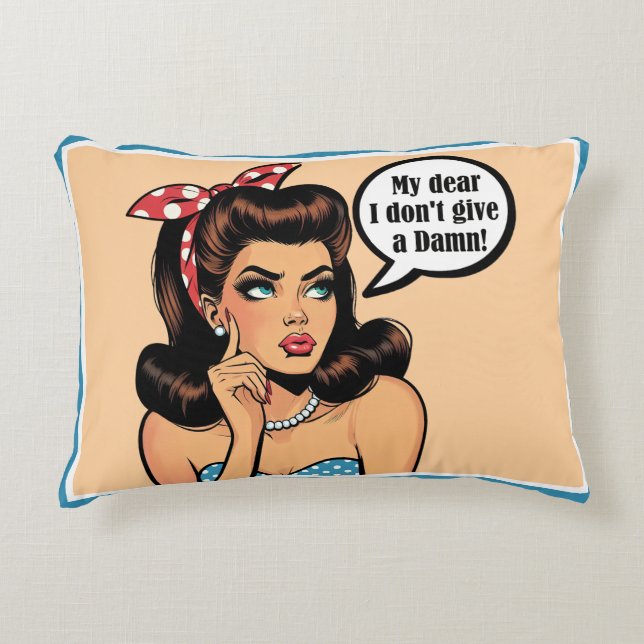 Cojín Decorativo Retro Pinup_ My (Anverso)