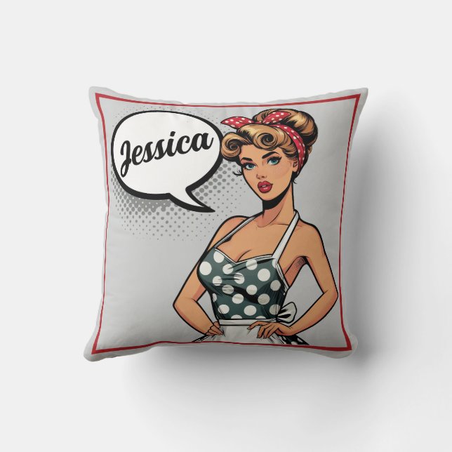 Cojín Decorativo Retro Pinup_ Smart Assy (Reverso)