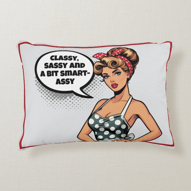 Cojín Decorativo Retro Pinup_ Smart Assy (Anverso)