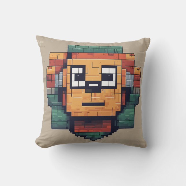 Cojín Decorativo Retro Pixel (Anverso)