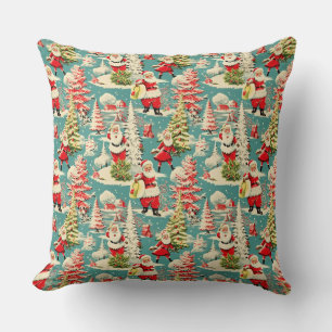 Cojín Decorativo Retro Santa Wonderland 2