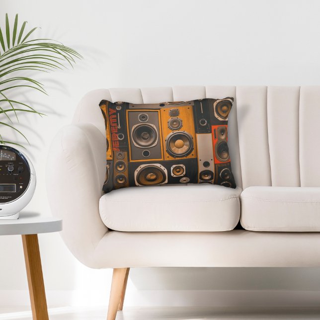 Cojín Decorativo Retro Stereo Speakers (Subido por el creador)