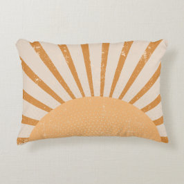 Cojín Decorativo Retro Sun Burst Sunset