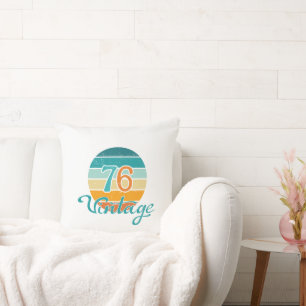 Cojín Decorativo Retro Sunset 76 Vintage Distressed