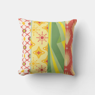 Cojín Decorativo Retro Sunshine Patterns – Bold Colorful 