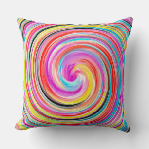 Cojín Decorativo Retro Swirl Resumen Art. #18
