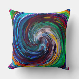 Cojín Decorativo Retro Swirl Resumen Art. #6