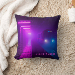 Cojín Decorativo Retro Synthwave Vap