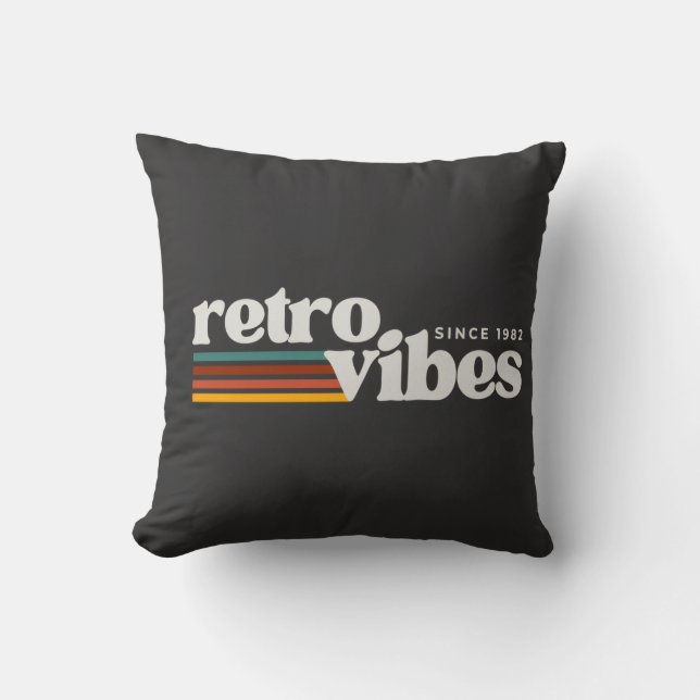 Cojín Decorativo retro vibes  (Anverso)