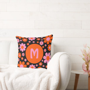 Cojín Decorativo Retro Vintage 70s Floral