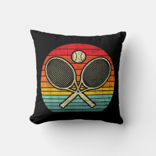 Cojín Decorativo Retro Vintage Crosage Tennis Racket Lover