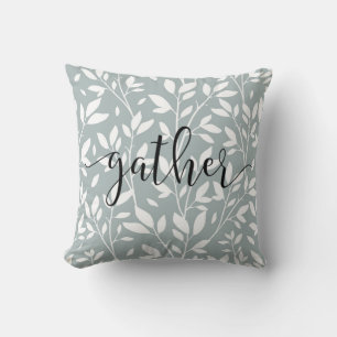 Cojín Decorativo Reunir   Script Floral Country Rustic