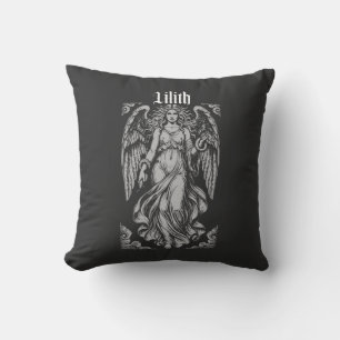 Cojín Decorativo Reverie Gótico del Ángel Lilith