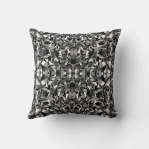 Cojín Decorativo Reversible geométrico negro