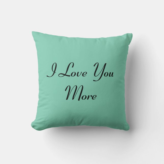 Cojín Decorativo Reversible te amo más (Anverso)