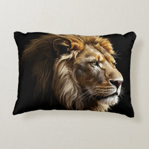 Cojín Decorativo Rey de la Sabana Brillante