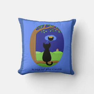 Cojín Decorativo Rey del castillo reversible