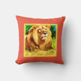 Cojín Decorativo Rey León En El Bosque. ¡Hazte con una en Zazzle