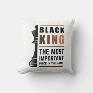 Cojín Decorativo Rey Negro La Pieza Más Importante En El Juego 2