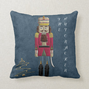 Cojín Decorativo Rey Reversible del cascanueces y de la rata