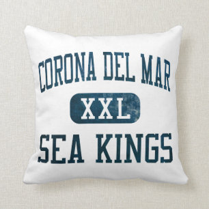 Cojín Decorativo Reyes de mar de Corona del Mar atletismo