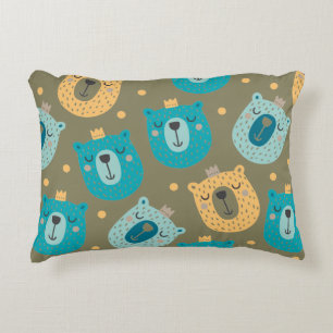 Cojín Decorativo Reyes del oso feliz