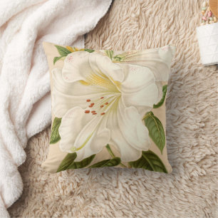 Cojín Decorativo Rhododendrum Sesterianum, Vintage Floral