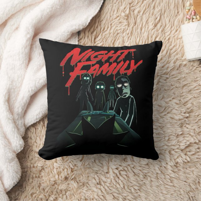Cojín Decorativo RICK AND MORTY™ | Familia nocturna (Manta)
