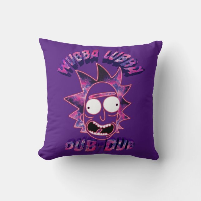 Cojín Decorativo RICK AND MORTY™ | Wubba Lubba Dub-Dub (Anverso)