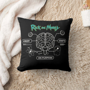 Cojín Decorativo RICK Y MORTY™ Descargar Cerebro de Respaldo