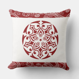 COJÍN DECORATIVO RÍCOLA ROJA TRIBAL