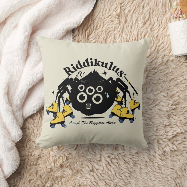 Cojín Decorativo Riddikulus - Ríe los bogotes lejos (Manta)