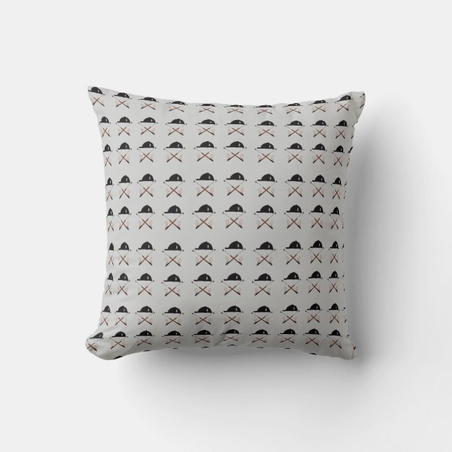 Cojín Decorativo Riding helmet and crops Throw Pillow (Anverso)