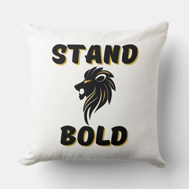 Cojín Decorativo Ridísima Mano Negrita Como Leones (Anverso)