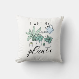 Cojín Decorativo Riego Mis Plantas