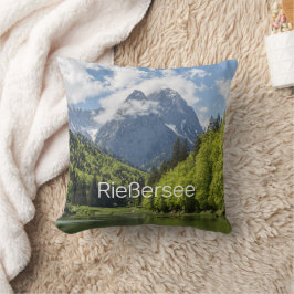 Cojín Decorativo Riessersee Alpes Garmisch Partenkirchen Bavaria