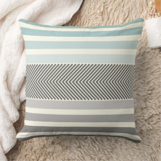 Cojín Decorativo Rigurosa amarillo Aqua Reversible Arrow Herringbon