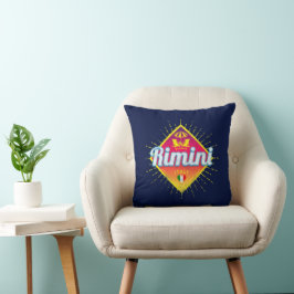 Cojín Decorativo Rimini Emilia-Romagna Italia Retro Sunset Vintage
