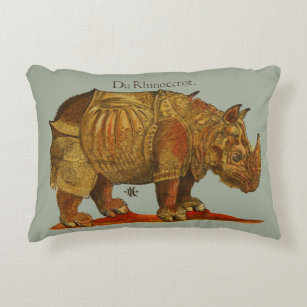 Cojín Decorativo Rinoceronte de Durer