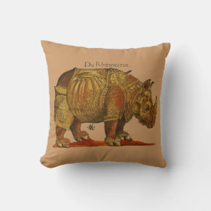 Cojín Decorativo Rinocerontes de Durer