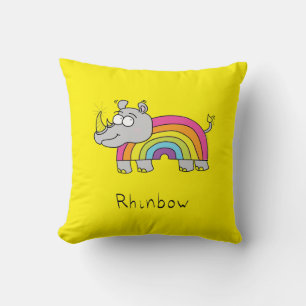 Cojín Decorativo Rinocerontes rinocerontes rinocerontes rinoceronte