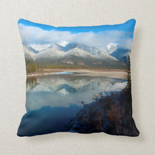 Cojín Decorativo Río Athabasca, Parque Nacional Jasper, Alberta