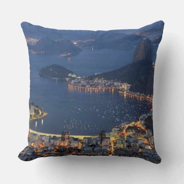 Cojín Decorativo Río de Janeiro, el Brasil (Anverso)