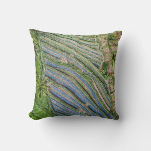 Cojín Decorativo Río entre cocoteros