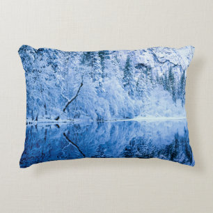Cojín Decorativo Río Merced  Parque Nacional Yosemite, CA