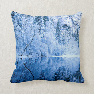 Cojín Decorativo Río Merced  Parque Nacional Yosemite, CA