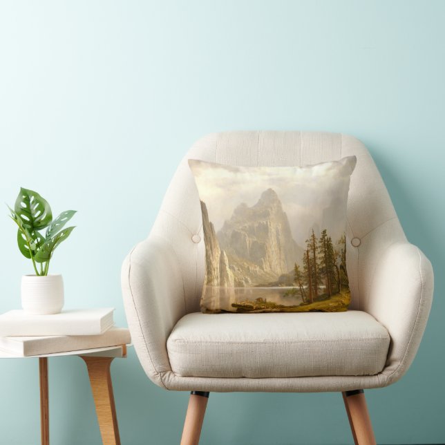 Cojín Decorativo Río Merced-Valle Yosemite, Albert Bierstadt (Silla)