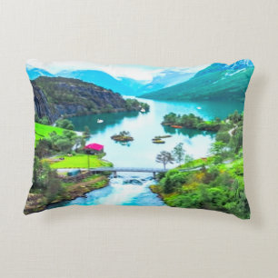 Cojín Decorativo Río Montaña